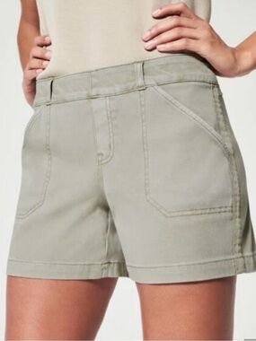 SPANX Sage stretch twill shorts